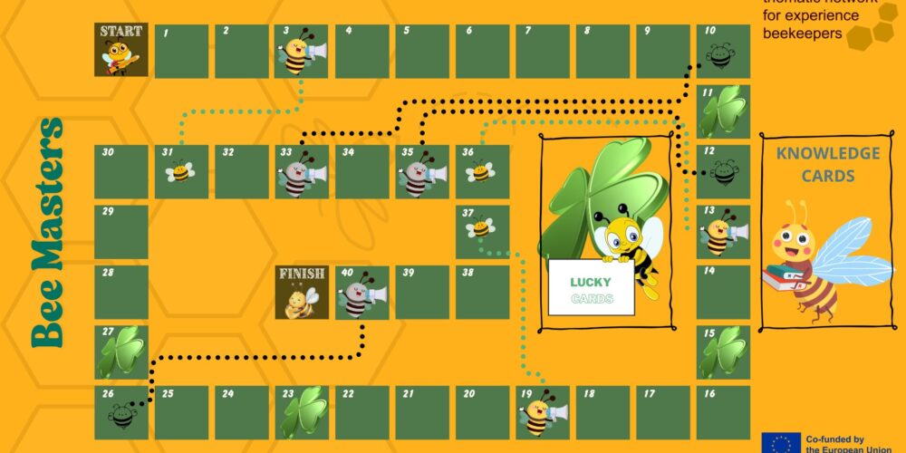Board game of the bee masters